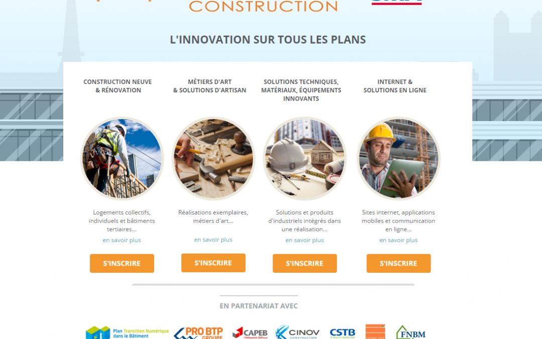 Finaliste aux Trophées de la Construction 2015