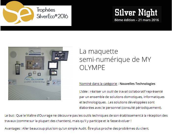 Les trophées de la SilverEco 2016 : votez !