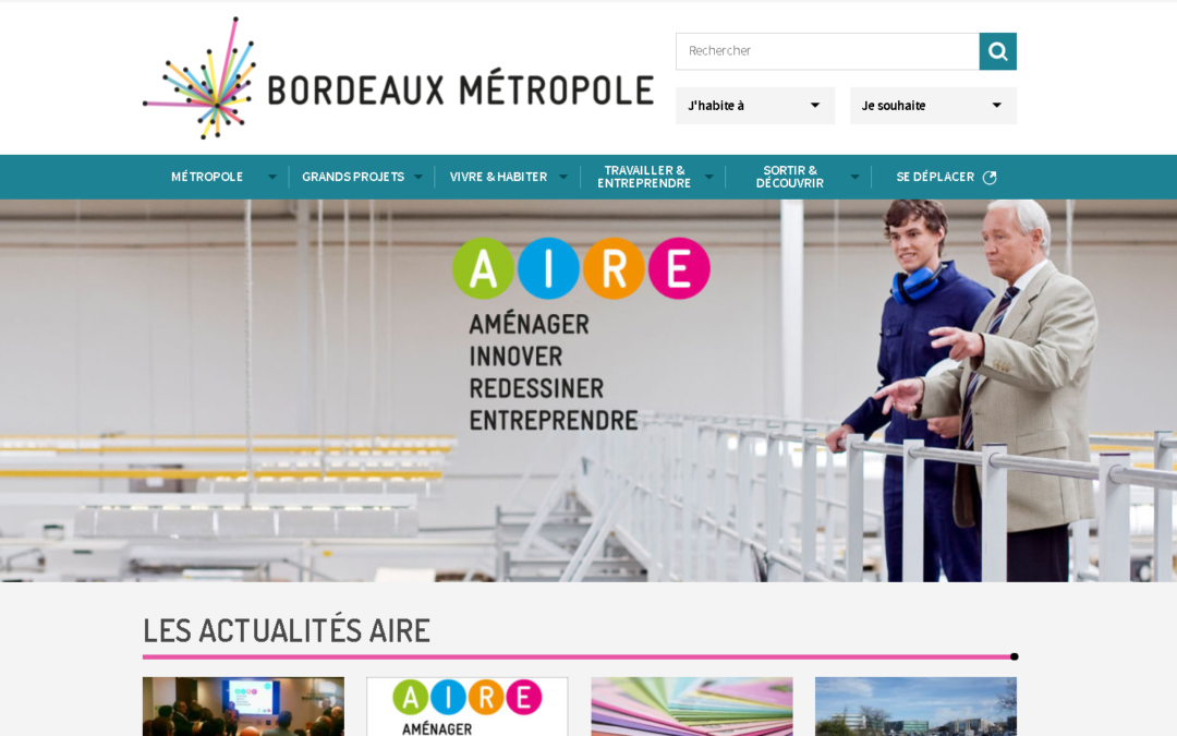 Pitch à Bordeaux Métropole : projet « AIRE »