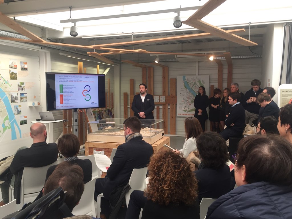 Présentation de MY OLYMPE aux Pitchs de l'Innovation Bordeaux Euratlantique de 2019