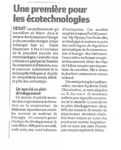 journee des ecotechnologies
