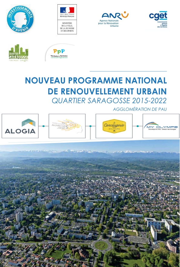 Etude sur le quartier SARAGOSSE à PAU – Investissement d&rsquo;Avenir (ANRU)