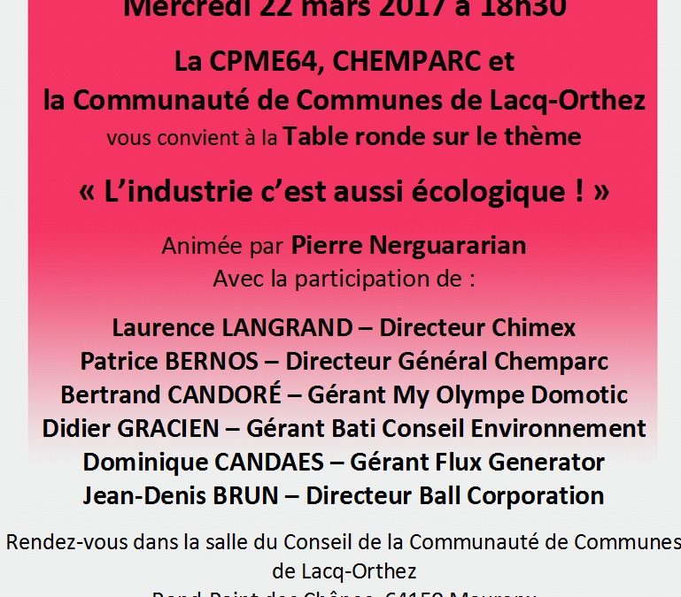 L&rsquo;industrie, c&rsquo;est aussi Ecologique !