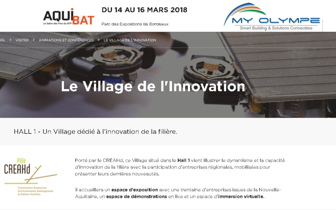 AQUIBAT : Le village de l&rsquo;innovation